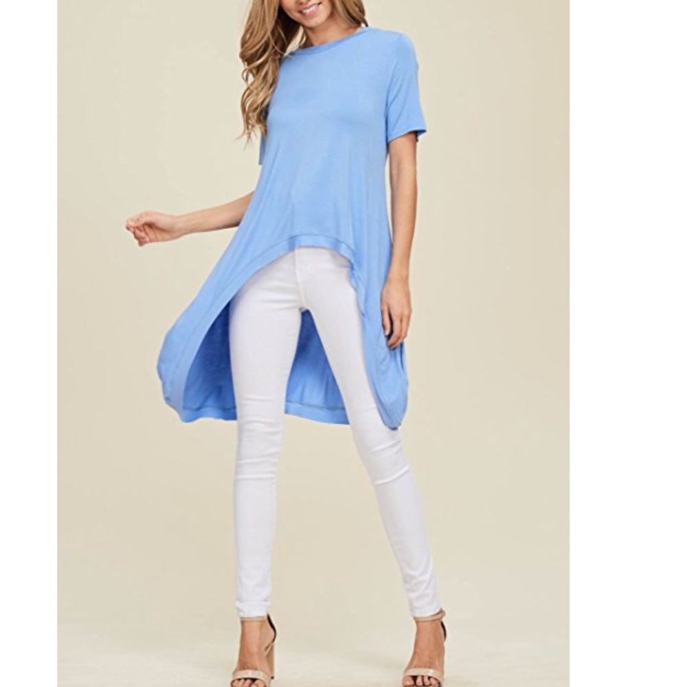 Berry blue tunic